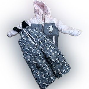 Minnie Mouse Snowsuit 2T Excellent Condition